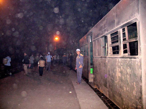 Rail Station at Nightt
